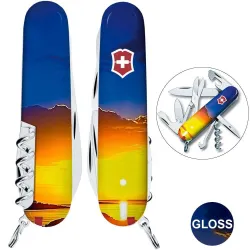 Складаний ніж Victorinox CLIMBER UKRAINE Світанок 1.3703.7.T3220pw - Robinzon.ua