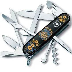 Складаний ніж Victorinox HUNTSMAN UKRAINE Українські мотиви 1.3713.3.T1370u - Robinzon.ua