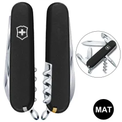 Складаний ніж Victorinox SPARTAN MAT чорний матовий лак 1.3603.3.M0007p - Robinzon.ua