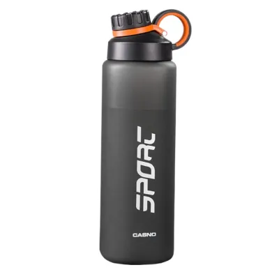 Бутылка для воды CASNO 1000 мл KXN-1243 Серая - Robinzon.ua