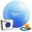 Мяч для фитнеса (фитбол) Power System PS-4012 &Oslash;65 cm PRO Gymball Blue - Robinzon.ua