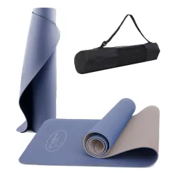 Килимок для йоги і фітнесу PowerPlay 4150 Premium TPE 183*61*0.6 см Синій Килимок для йоги і фітнесу PowerPlay 4150 Premium TPE 183*61*0.6 см Синій - Robinzon.ua