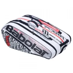 Чехол для тенісних ракеток Babolat RH X12 PURE STRIKE (12 ракеток) Білий/Червоний (751201/149) - Robinzon.ua