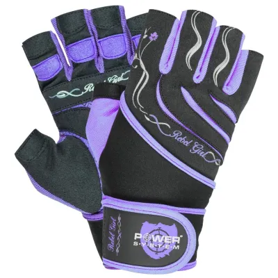 Перчатки для фитнеса и тяжелой атлетики Power System PS-2720 Rebel Girl жіночі Purple XS - Robinzon.ua