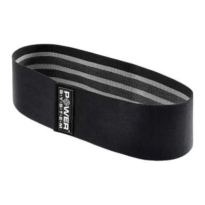 Тканевая резинка для фитнеса и спорта Power System PS-4093 Booty Band LVL 3 Black/Grey (d_94 см. 6-12кг.) - Robinzon.ua