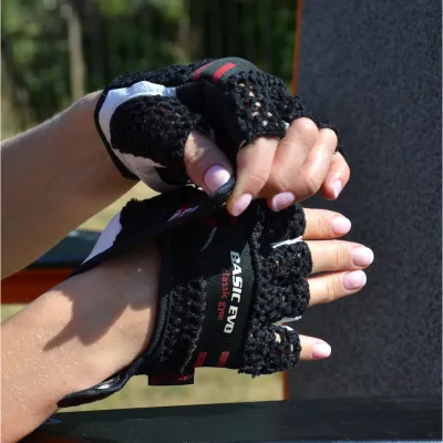 Перчатки для фитнеса и тяжелой атлетики Power System PS-2100 Basic EVO Black/Red Line XXL - Robinzon.ua