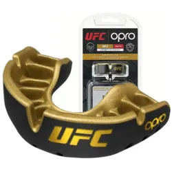 Капа OPRO Gold UFC доросла (вік 11+)  Black/Gold (art.102516001) - Robinzon.ua