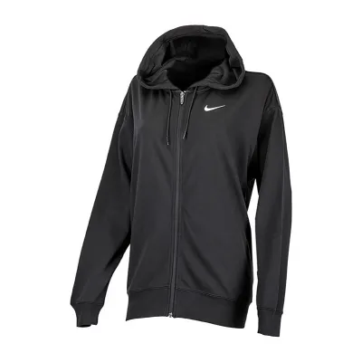 Жіноча Толстовка Nike W NSW JRSY OS FZ HOODIE Чорний L (7dDM6415-010 L) - Robinzon.ua