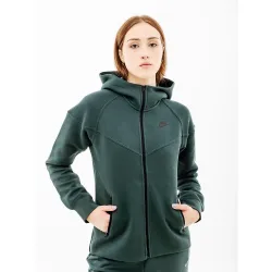 Жіноча Толстовка Nike NS TCH FLC WR FZ HD Зелений L (7dFB8338-328 L) - Robinzon.ua