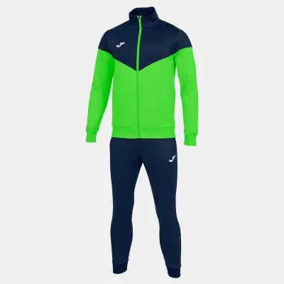 Мужской спортивный костюм Joma OXFORD TRACKSUIT FLUOR зеленый,синий L 102747.023 L - Robinzon.ua