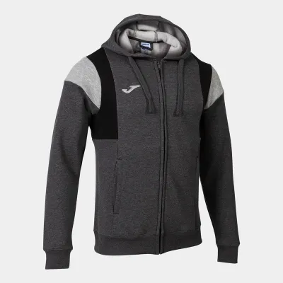 Мужская спортивная кофта Joma CONFORT III ZIP-UP HOODIE серый L 102733.151 L - Robinzon.ua