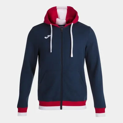 Чоловіча спортивна кофта Joma CONFORT II ZIP-UP HOODIE синій,червоний XL101963.336 XL - Robinzon.ua