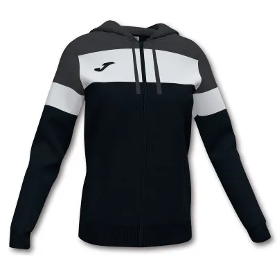 Жіноча спортивна кофта Joma CREW IV HOODIE JACKET черный,темно-серый L 901041.110 L - Robinzon.ua