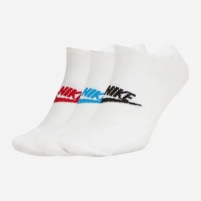 Женские Носки Nike U NK NSW EVERYDAY ESSENTIAL NS 3PR белый, мультиколор Уни 34-38 SK0111-911 34-38 - Robinzon.ua
