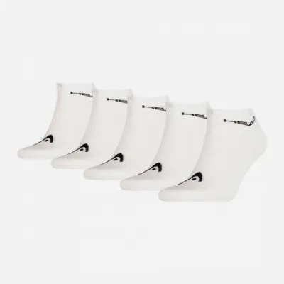 Набор носков HEAD Sneaker 5Р Unisex 5 пар Белый 39-42 (781501001-300) - Robinzon.ua