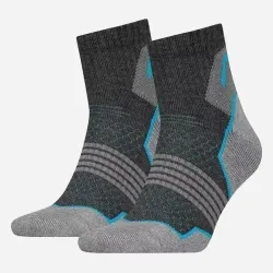 Шкарпетки Head HIKING QUARTER 2P UNISEX сірий, синій 35-38 (701219909-004 35-38) - Robinzon.ua