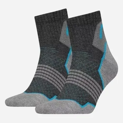 Шкарпетки Head HIKING QUARTER 2P UNISEX сірий, синій 35-38 (701219909-004 35-38) - Robinzon.ua