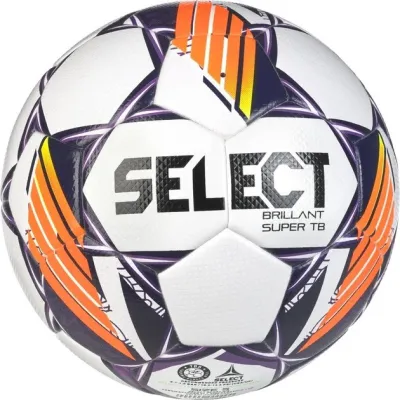 Мяч футбольный Select Brillant Super FIFA TB v24 Белый Фиолетовый Уни 5 (361598-009 5) - Robinzon.ua