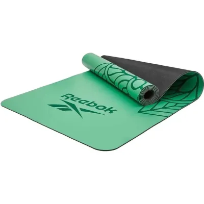 Двосторонній килимок для йоги Reebok Natural Rubber Yoga Mat рзелений Уні 183 х 61 х 0,32 см RAYG-11085GN - Robinzon.ua