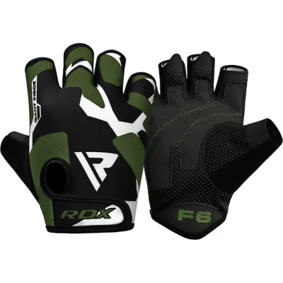 Рукавички для фітнесу RDX F6 Sumblimation Black/Green L - Robinzon.ua