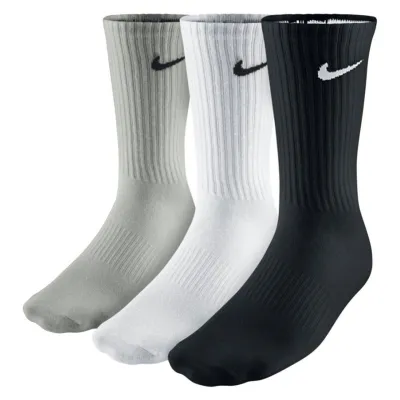 Жіночі Носки  Nike U NK PERF LTWT CREW 3PR Черный, Белый, Серый S (34-38) (SX4704-901 34-38) - Robinzon.ua