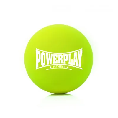 Массажный силиконовый мяч PowerPlay PP-4354 Silicone Lacrosse Ball (6.3см.) зеленый - Robinzon.ua