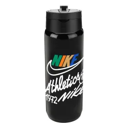 Пляшка Nike TR RENEW RECHARGE CHUG BOTTLE 24OZ Чорний 709 мл (N.100.7643.088.24) Пляшка Nike TR RENEW RECHARGE CHUG BOTTLE 24OZ Чорний 709 мл (N.100.7643.088.24) - Robinzon.ua