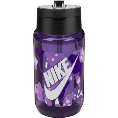Пляшка  Nike TR RENEW RECHARGE STRAW BOTTLE 16OZ чорний, фіолетовий Уні 473 мл N.100.7641.514.16 - Robinzon.ua