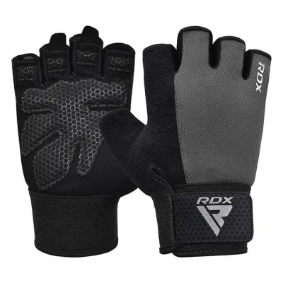 Перчатки для фитнеса RDX W1 Half Gray Plus M - Robinzon.ua