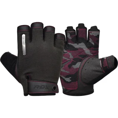 Перчатки для фитнеса RDX T2 Half Pink S - Robinzon.ua