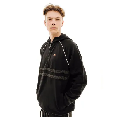 Чоловіча Кофта Ellesse 1/4 Zip Top Чорний S (7dSUT19256-011 S) - Robinzon.ua