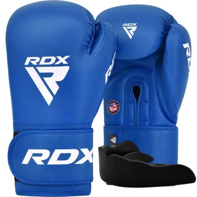 Боксерські рукавиці RDX AS2 BLUE 12 унцій (капа в комплекті) - Robinzon.ua