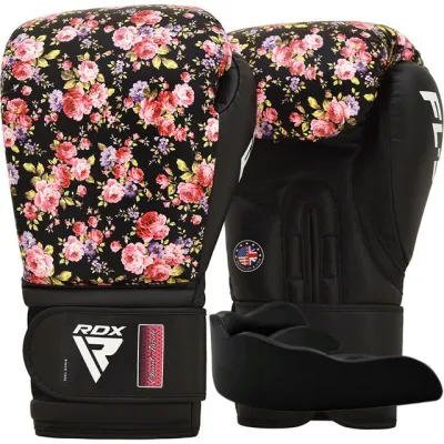 Боксерські рукавиці RDX  FL-5 BLACK-8 унцій (капа в комплекті) - Robinzon.ua