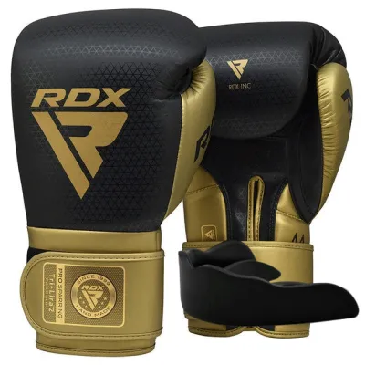 Боксерські рукавиці RDX MARK PRO SPARRING TRI LIRA 2 GOLDEN-10 унцій (капа в комплекті) - Robinzon.ua