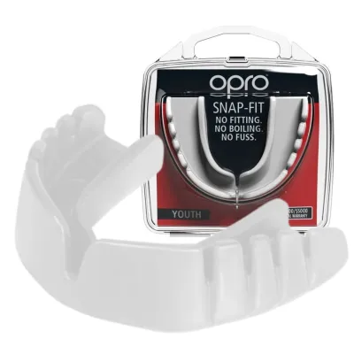 Капа OPRO Snap-Fit White (art.002139010) - Robinzon.ua