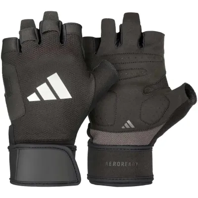 Рукавички для тренінгу Adidas Strength Training Gloves чорний Уні S ADGB-15040 S - Robinzon.ua