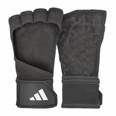 Рукавички для тренінгу Adidas Open Back Training Gloves чорний Уні M ADGB-15061 M - Robinzon.ua