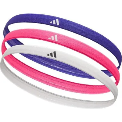 Повязки на голову Adidas Hairbands 3pk Розовый, Синий, Белый One Size (ADAC-16199) - Robinzon.ua