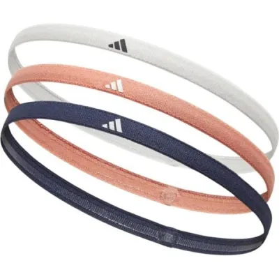 Повязки на голову Adidas Hairbands 3pk Белый,Темно-синий, Коралловый One Size (ADAC-16204) - Robinzon.ua