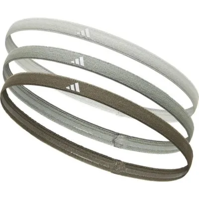Пов'язки на голову Adidas Hairbands 3pk Темно-сірий, Сірий One Size (ADAC-16206) - Robinzon.ua