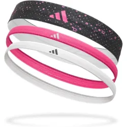 Жіночі Пов'язки на голову Adidas Hairbands (Graphic) 3pk Білий, Рожевий, Чорний One Size (ADAC-16160) - Robinzon.ua