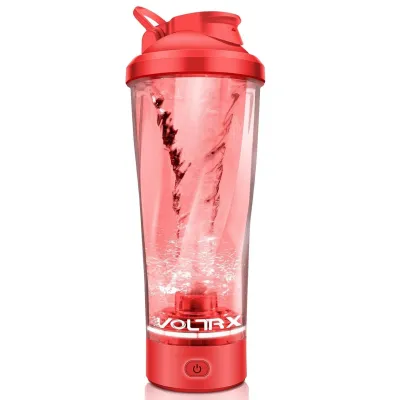 Шейкер спортивний електричний&nbsp;VOLTRX&nbsp;VortexBoost 600 мл.&nbsp;Tritan Red - Robinzon.ua