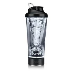Шейкер спортивний електричний&nbsp;VOLTRX&nbsp;VortexBoost 600 мл.&nbsp;Tritan Black - Robinzon.ua
