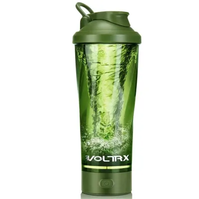 Шейкер спортивный электрический&nbsp;VOLTRX&nbsp;VortexBoost 600 мл.&nbsp;Tritan Green - Robinzon.ua
