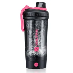 Шейкер спортивний електричний&nbsp;VOLTRX&nbsp;Gallium 600 мл.&nbsp;Tritan Pink - Robinzon.ua