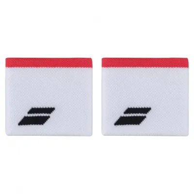 Напульсники Babolat LOGO WRISTBAND Белый 7.5*8 см 2 шт (5UB1261-1089) - Robinzon.ua