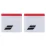 Напульсники Babolat LOGO WRISTBAND Белый 7.5*8 см 2 шт (5UB1261-1089) - Robinzon.ua