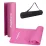 Коврик для йоги и фитнеса Power System PS-4014 PVC Fitness Yoga Mat Pink (173x61x0.6) - Robinzon.ua