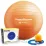 М'яч для фітнесу (фітбол) Power System PS-4018 &Oslash;85 cm PRO Gymball Orange - Robinzon.ua
