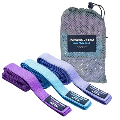 Набор тканых резинок Power System PS-4129 Booty Band Set Long 3шт. - Robinzon.ua